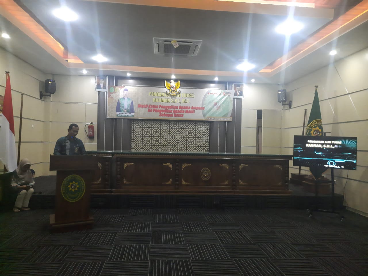 Pengantar Alih Tugas Waka Rajiman 1