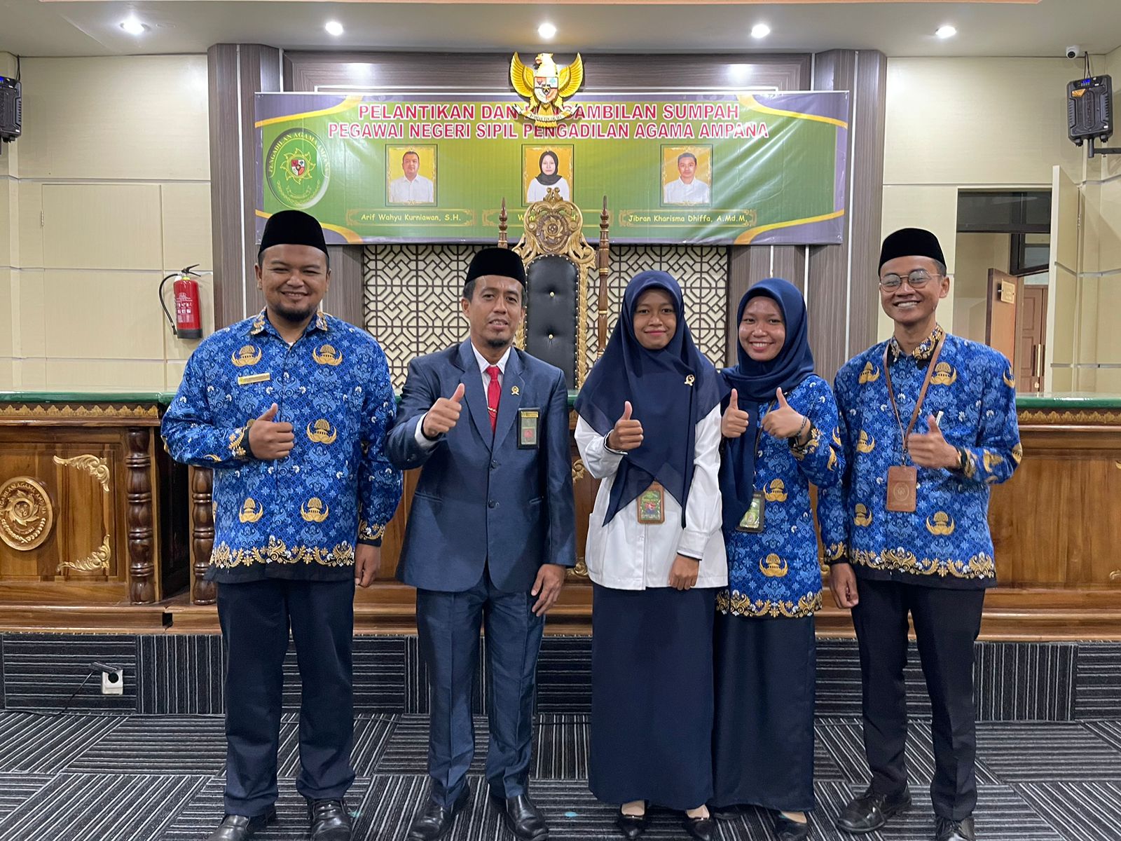 Foto pelantikan CPNS 3