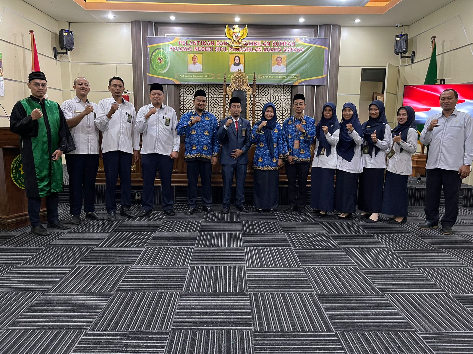 Foto pelantikan CPNS 4
