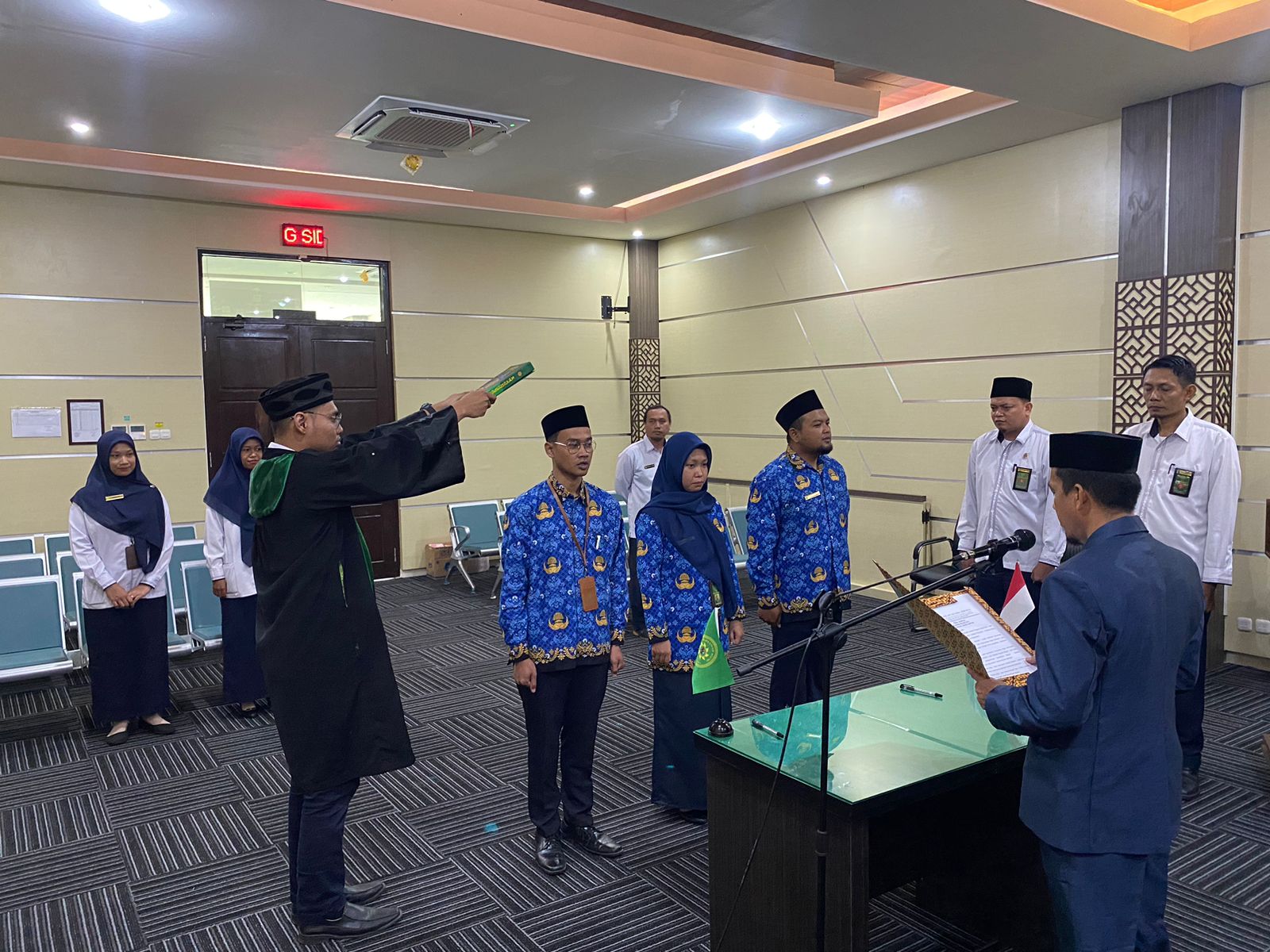Foto pelantikan CPNS