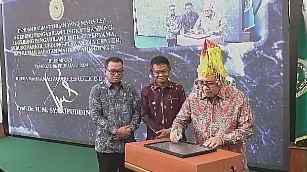 Peresmian 3 Gedung Pengadilan Tk.Banding, 15 Pengadilan Tk.Pertama, Gedung Serbaguna, Dan RUJAB MA. 1 46 0 screenshot