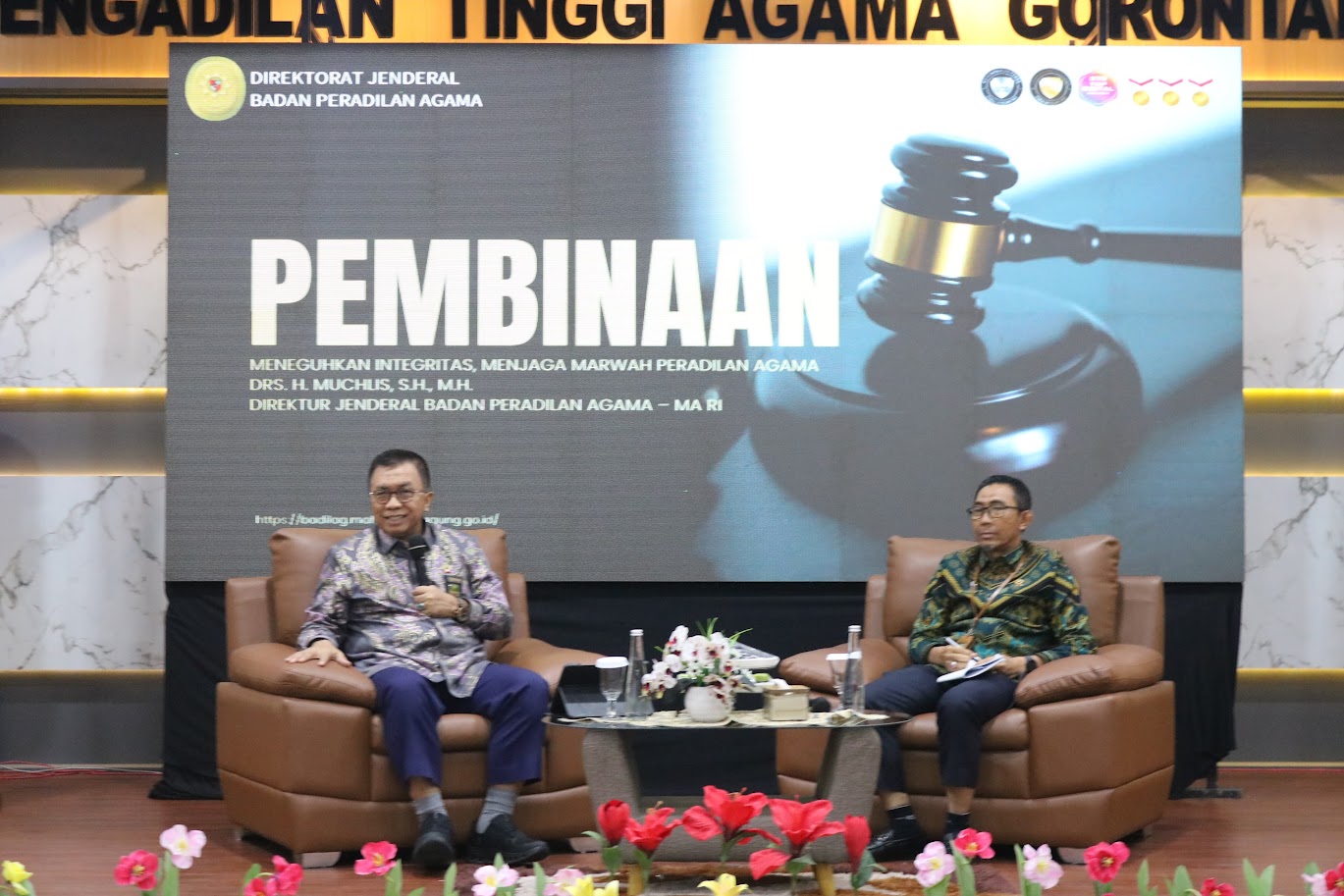 Pembinaan Badilag di PTA Gorontalo 1