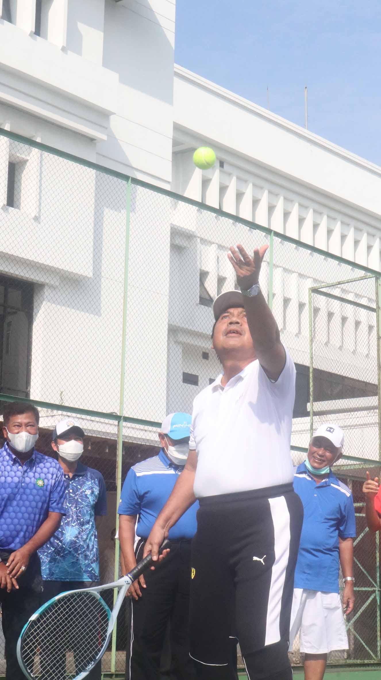 Peresmian Lapangan Tenis 3