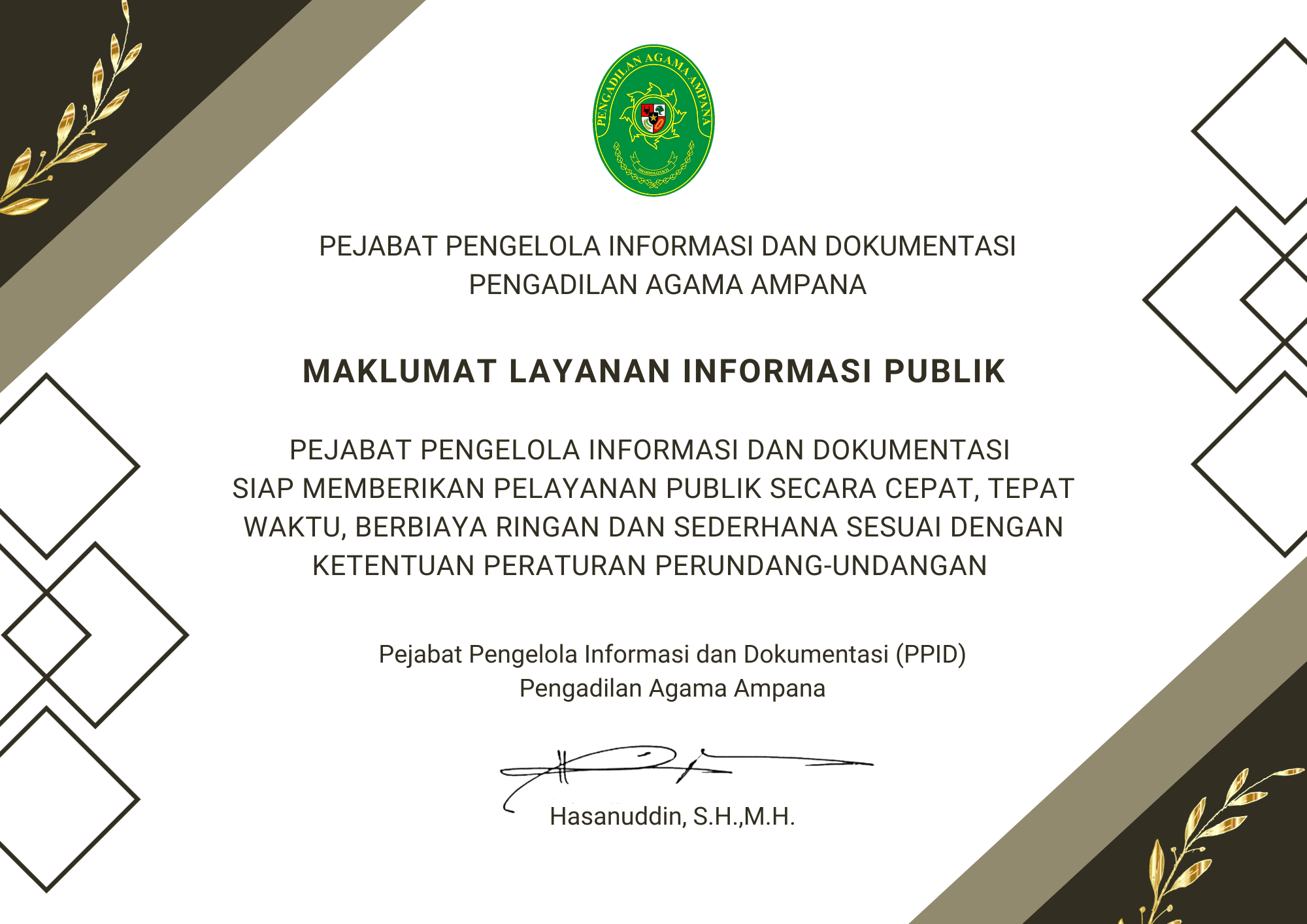 Maklumat Layanan PPID